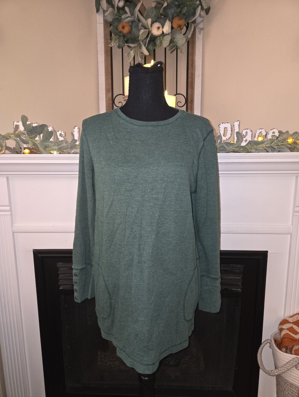 J. Long-Sleeve Tunic Thermal With Pockets